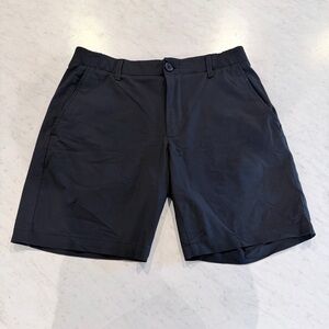 Under Armour Men's Golf Black Flat Front Shorts